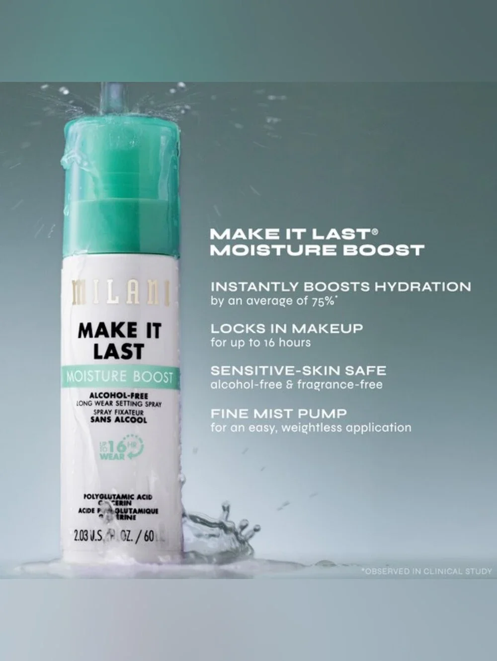 Make It Last Moisture Boost Alcohol-Free Setting Spray